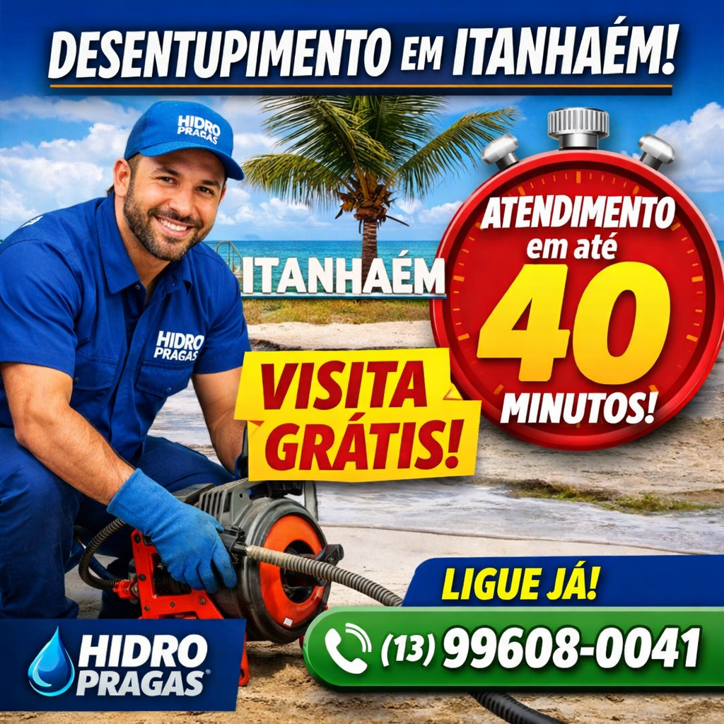 desentupidora em itanhaem 24 horas