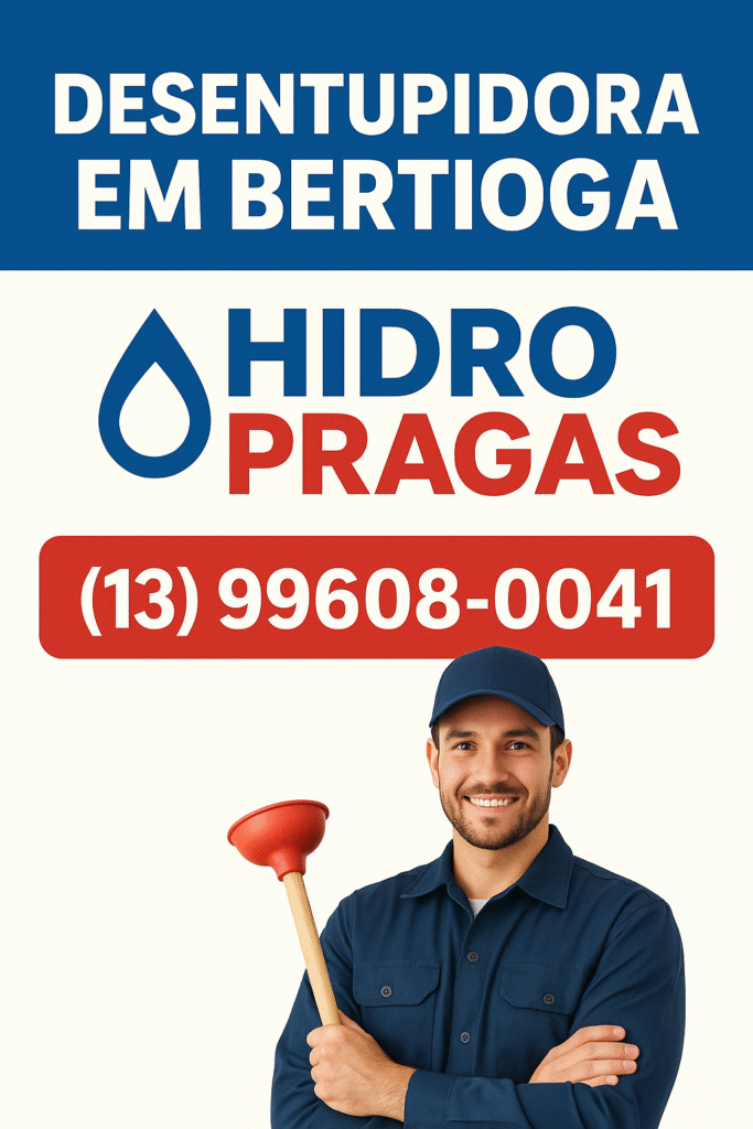 Desentupidora em Bertioga