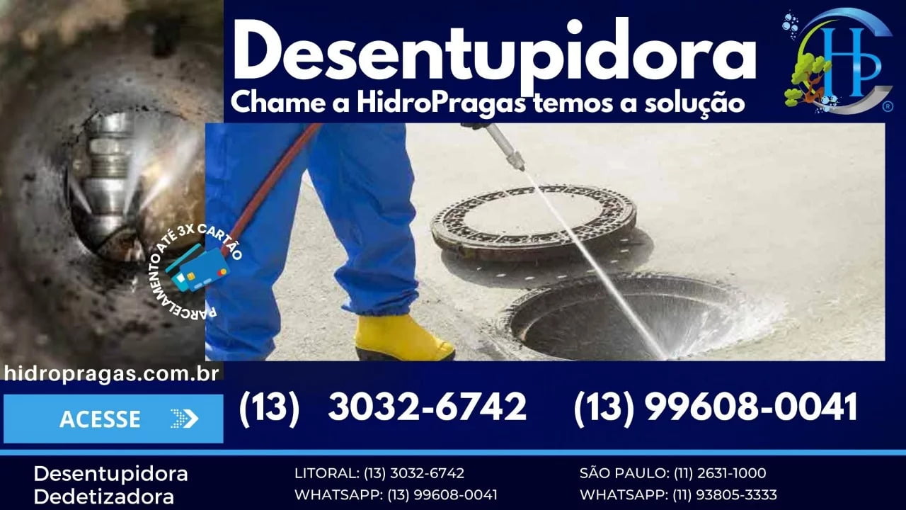 No momento, você está visualizando Desentupidora Itanhaém – Soluções rápidas e eficientes para desentupir sua casa ou empresa em Itanhaém! Conte com profissionais da Hidro Pragas experientes e equipamentos modernos para resolver qualquer problema com entupimentos.