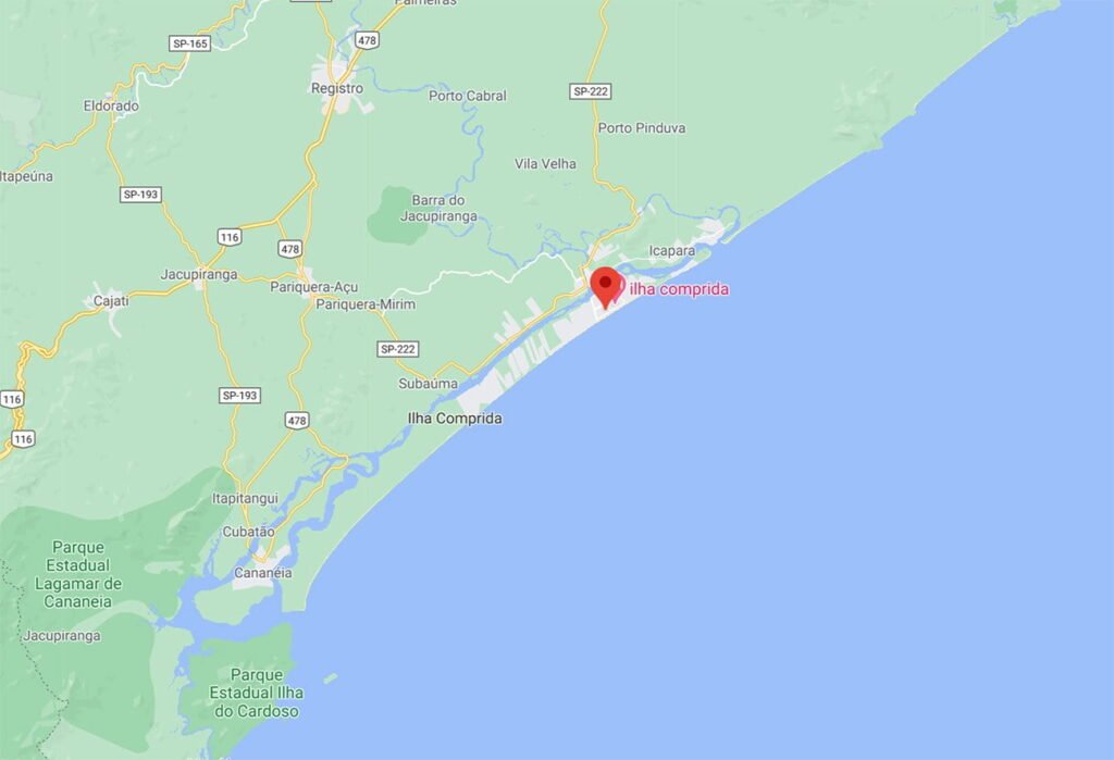 desentupidora ilha comprida mapa