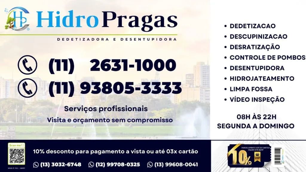 Desentupidora jardim Sao Luiz
