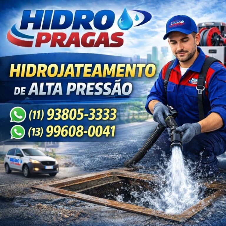 Hidrojateamento Alta Pressao