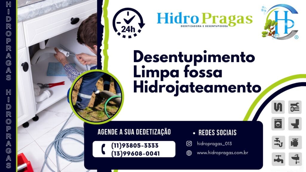 Desentupimento de Esgoto em Cubatao