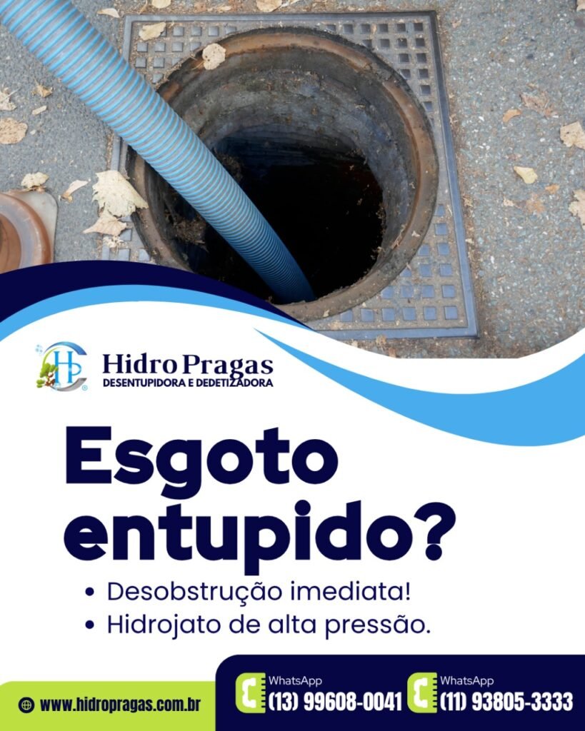 desentupidora de esgoto