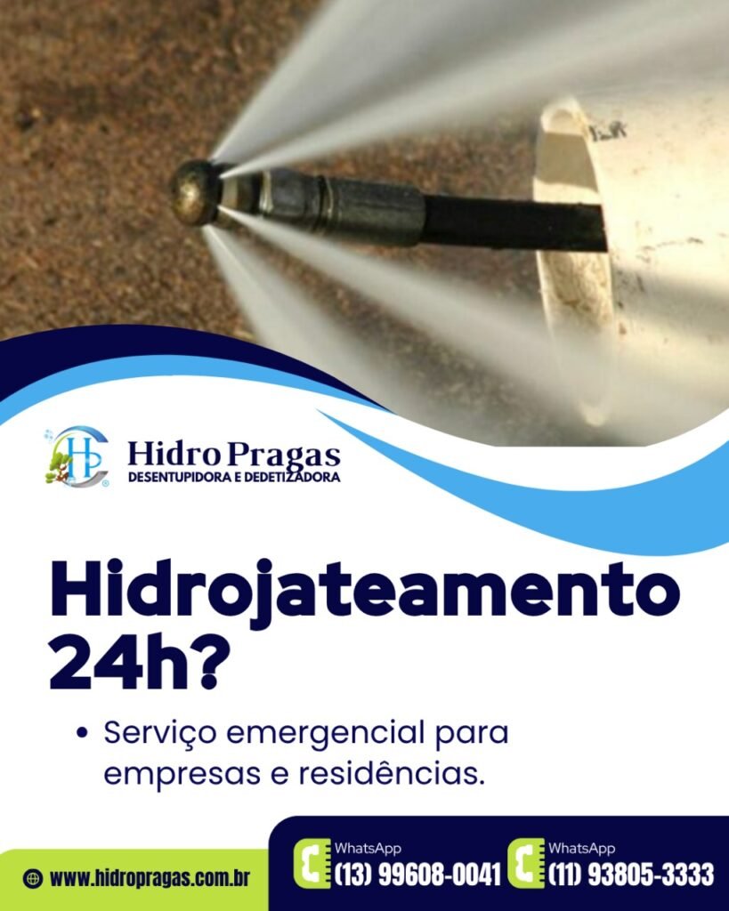 hidrojateamento de alta pressao