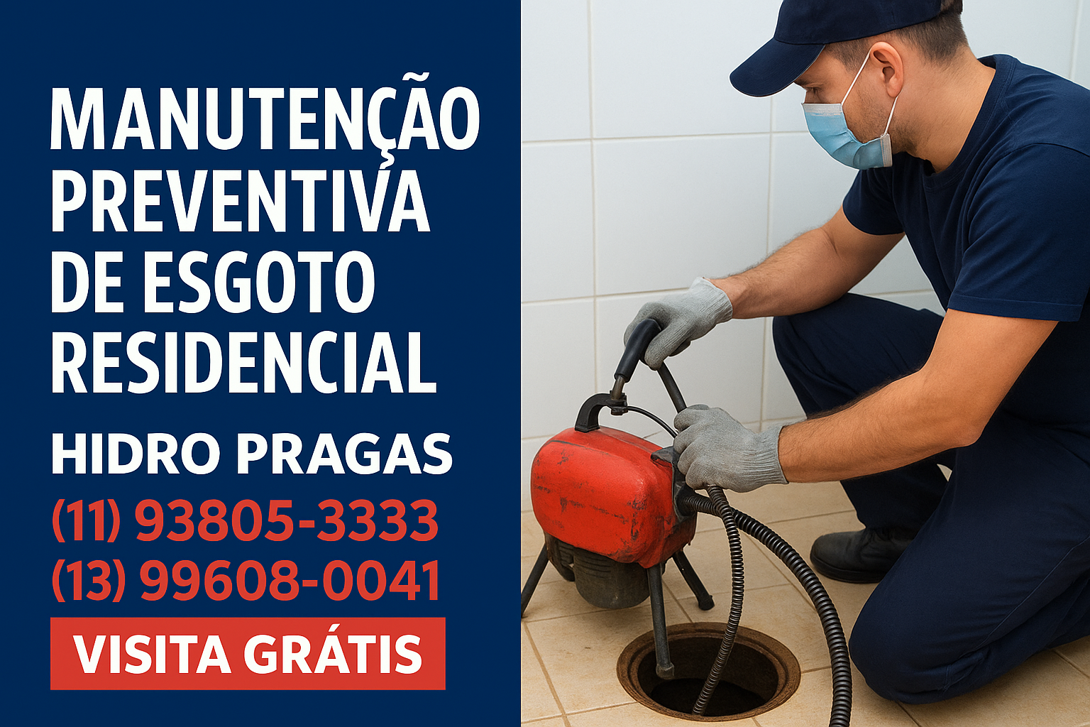 No momento, você está visualizando Porque a Manutenção Preventiva de Esgoto Residencial é Essencial? Por que a prevenção é mais econômica que o conserto. Entre em Contato Agora Mesmo! (11) 93805-3333