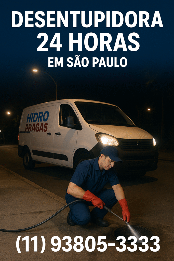 desentupimento emergencial 24h