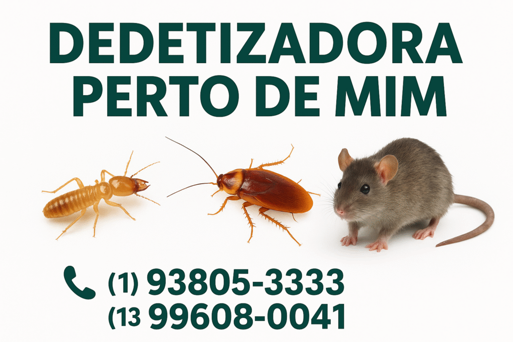 dedetizadora perto de mim