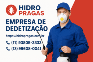 Leia mais sobre o artigo Empresa de Dedetização Perto de Mim: Precisa de Dedetização em São Paulo ou Litoral? A Hidro Pragas é empresa legalizada na CEVS, especializada no controle de cupins, baratas, ratos e formigas. Ligue (11) 93805-3333 ou (13) 99608-0041.