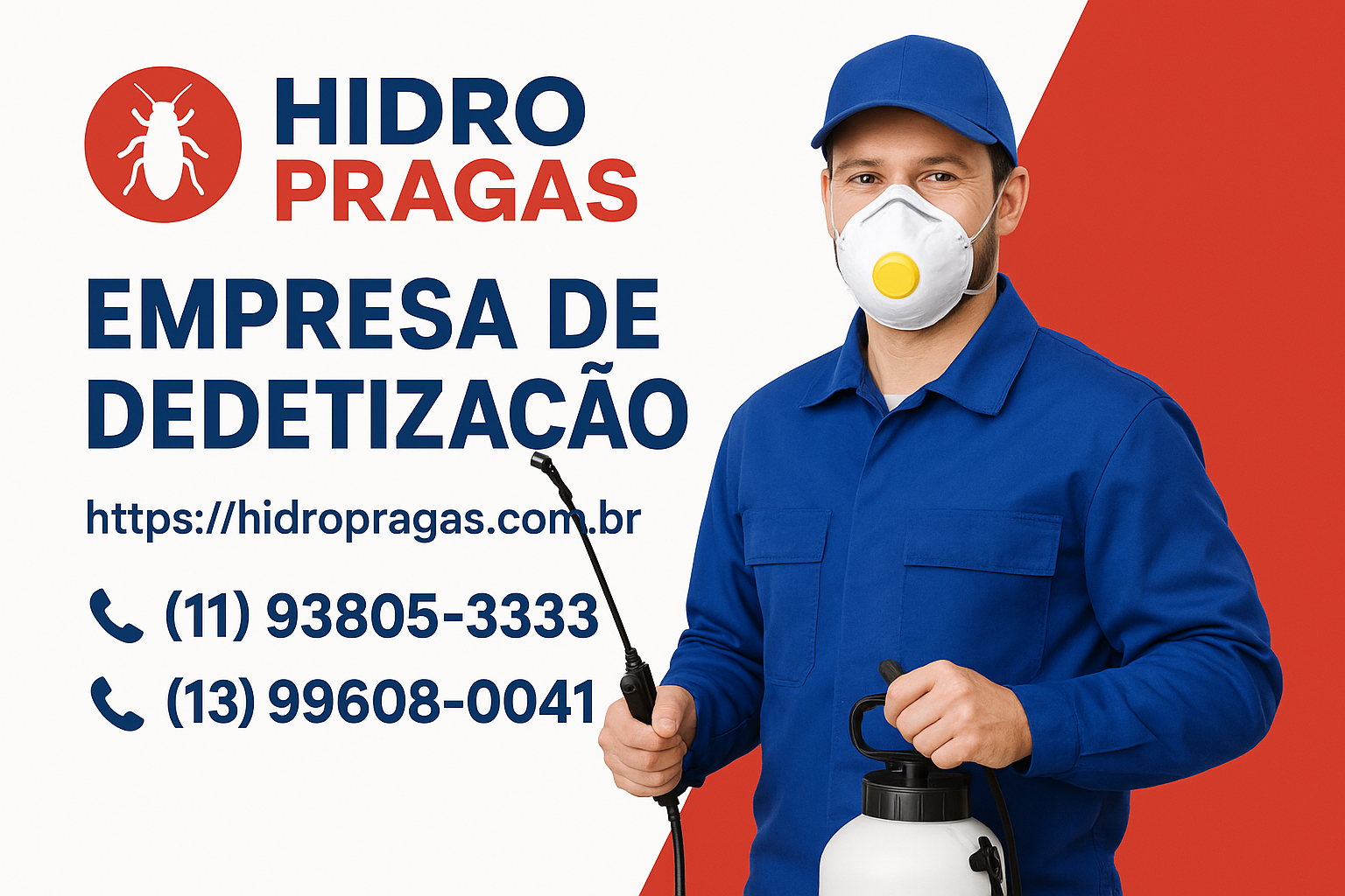 No momento, você está visualizando Empresa de Dedetização Perto de Mim: Precisa de Dedetização em São Paulo ou Litoral? A Hidro Pragas é empresa legalizada na CEVS, especializada no controle de cupins, baratas, ratos e formigas. Ligue (11) 93805-3333 ou (13) 99608-0041.