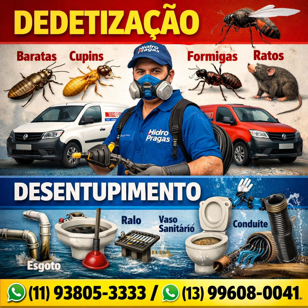 dedetizacao e desentupimento sao paulo