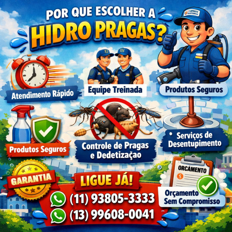 hidro pragas dedetizadora e desentupidora 24h